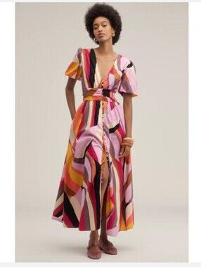 Katerina Button-Front Dress